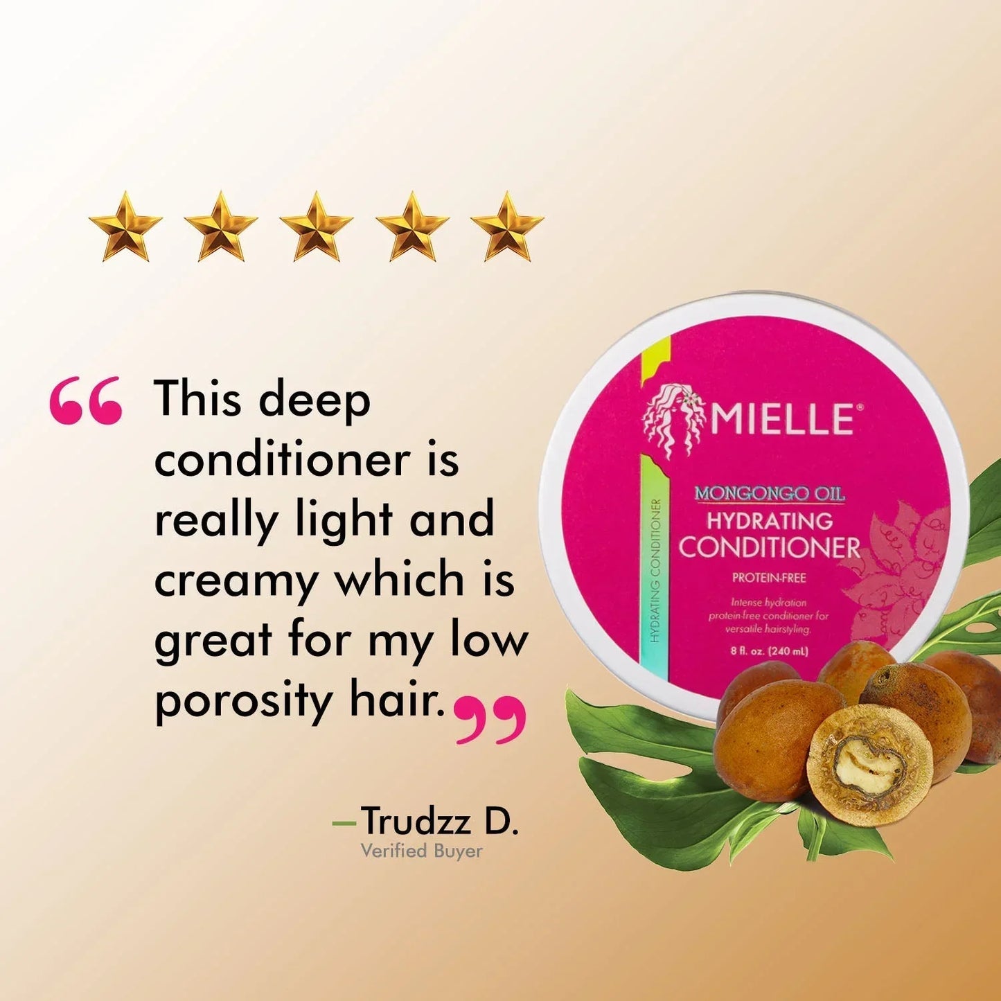 Mongongo Oil Protein-Free Hydrating Conditioner