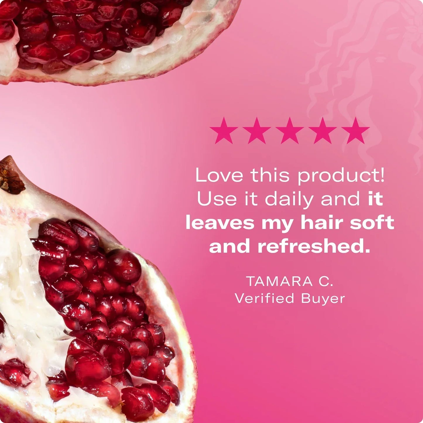 Pomegranate & Honey Curl Smoothie