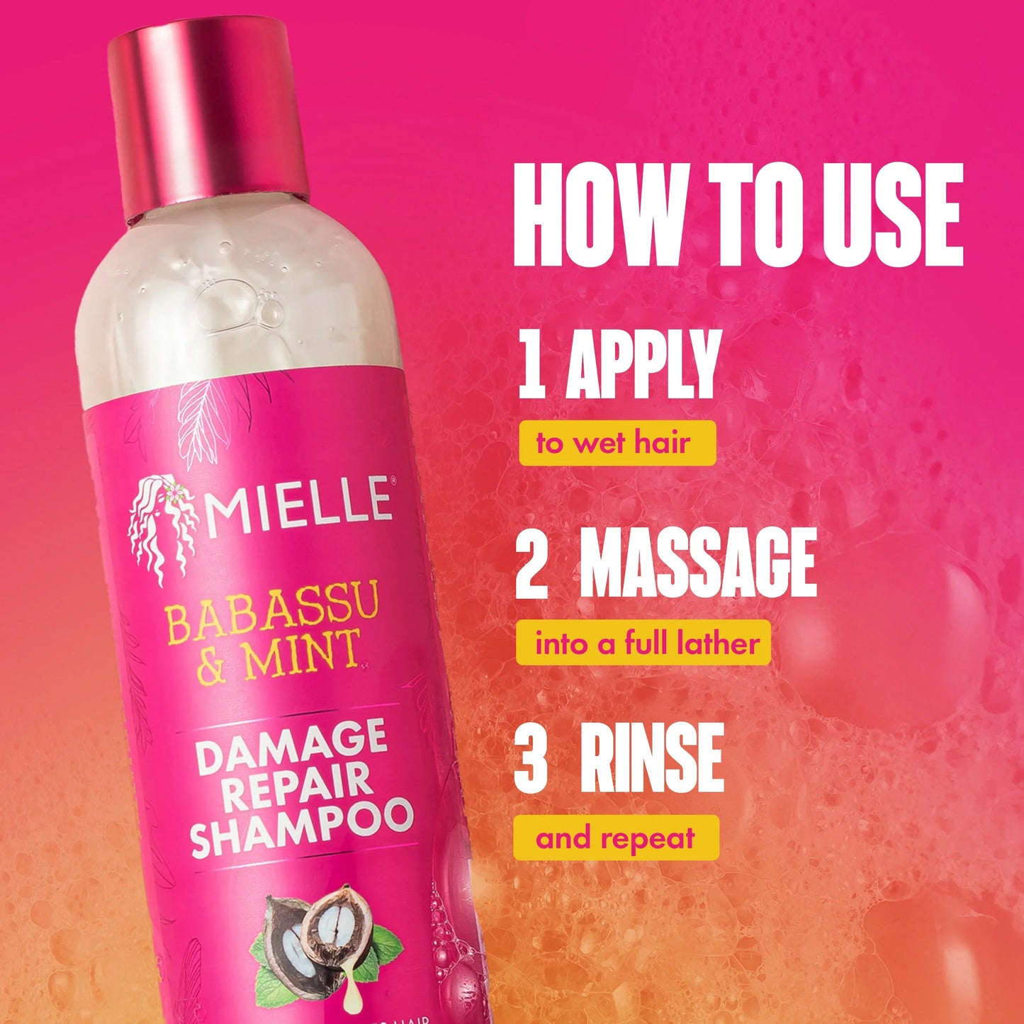 Babassu & Mint Damage Repair Shampoo