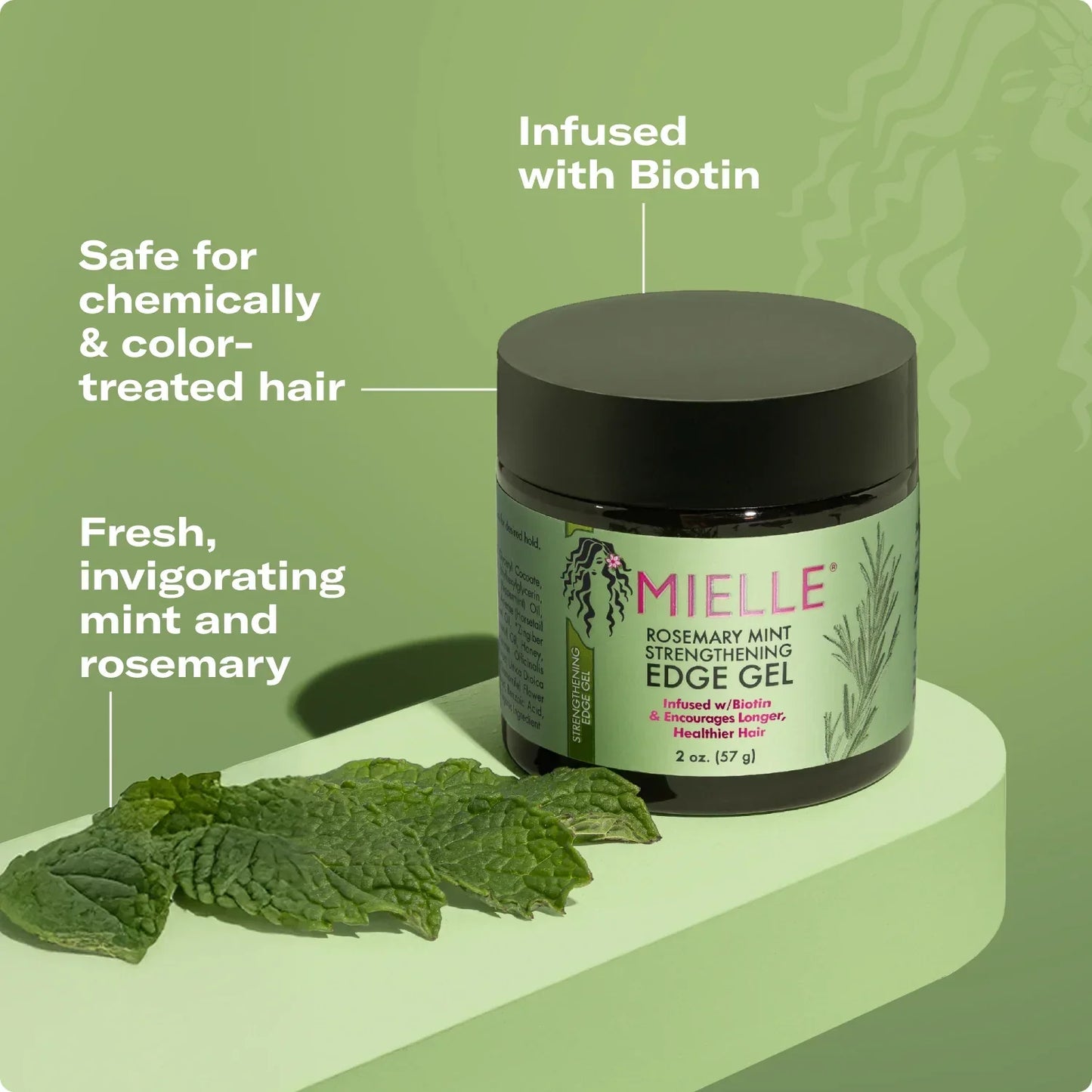 Rosemary Mint Hair Strengthening Edge Gel