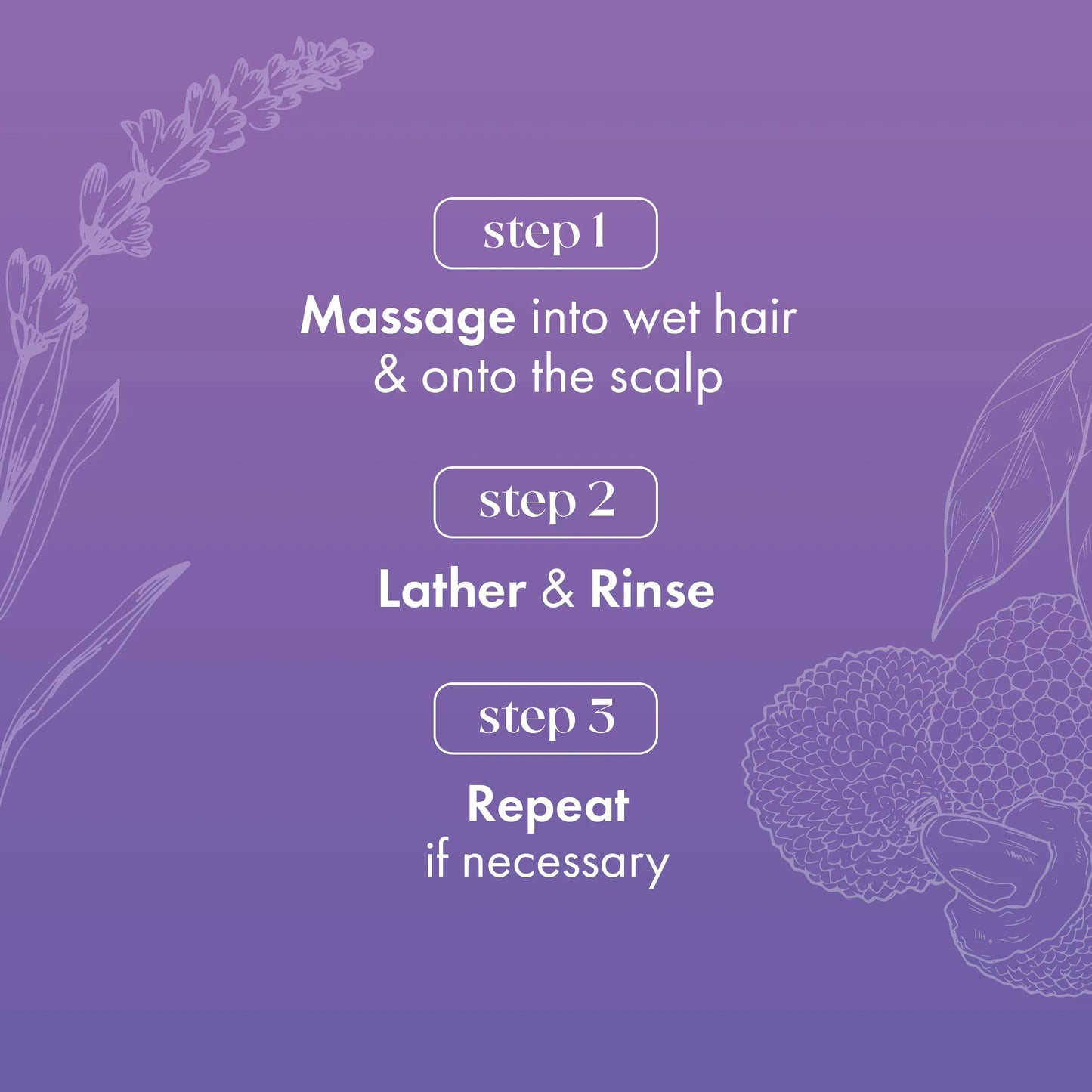 Lavender & Lychee Scalp Moisturizing Shampoo