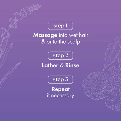Lavender & Lychee Scalp Moisturizing Shampoo