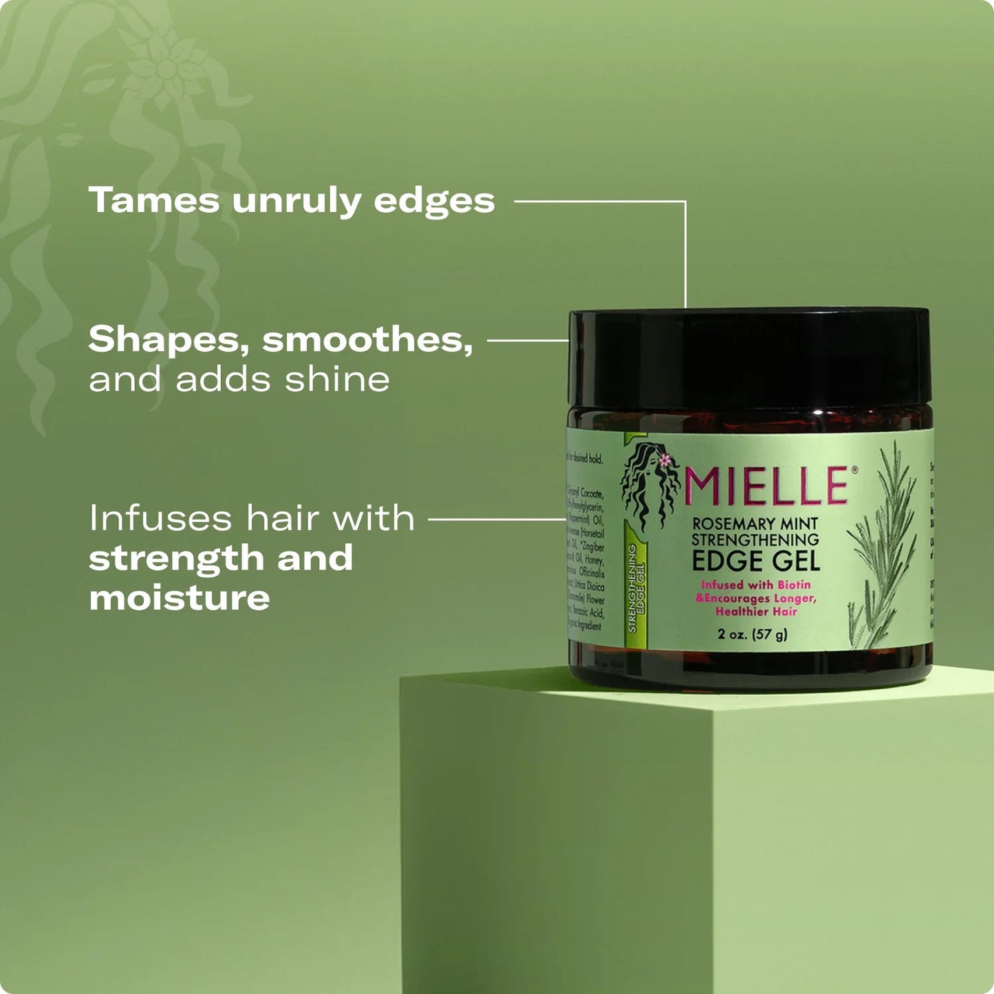 Rosemary Mint Hair Strengthening Edge Gel