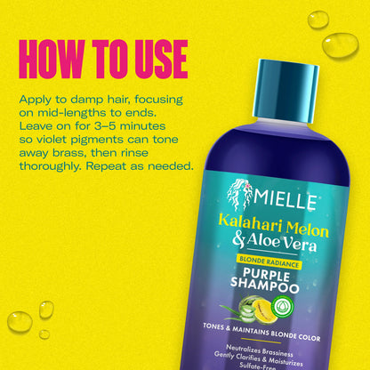 Kalahari Melon & Aloe Vera Blonde Radiance Purple Shampoo