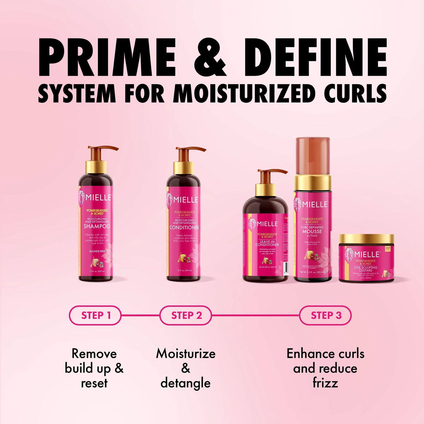 Pomegranate & Honey Curl Defining Mousse with Hold